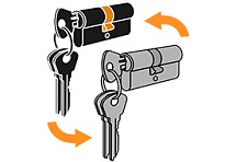 Заміна серцевини замка